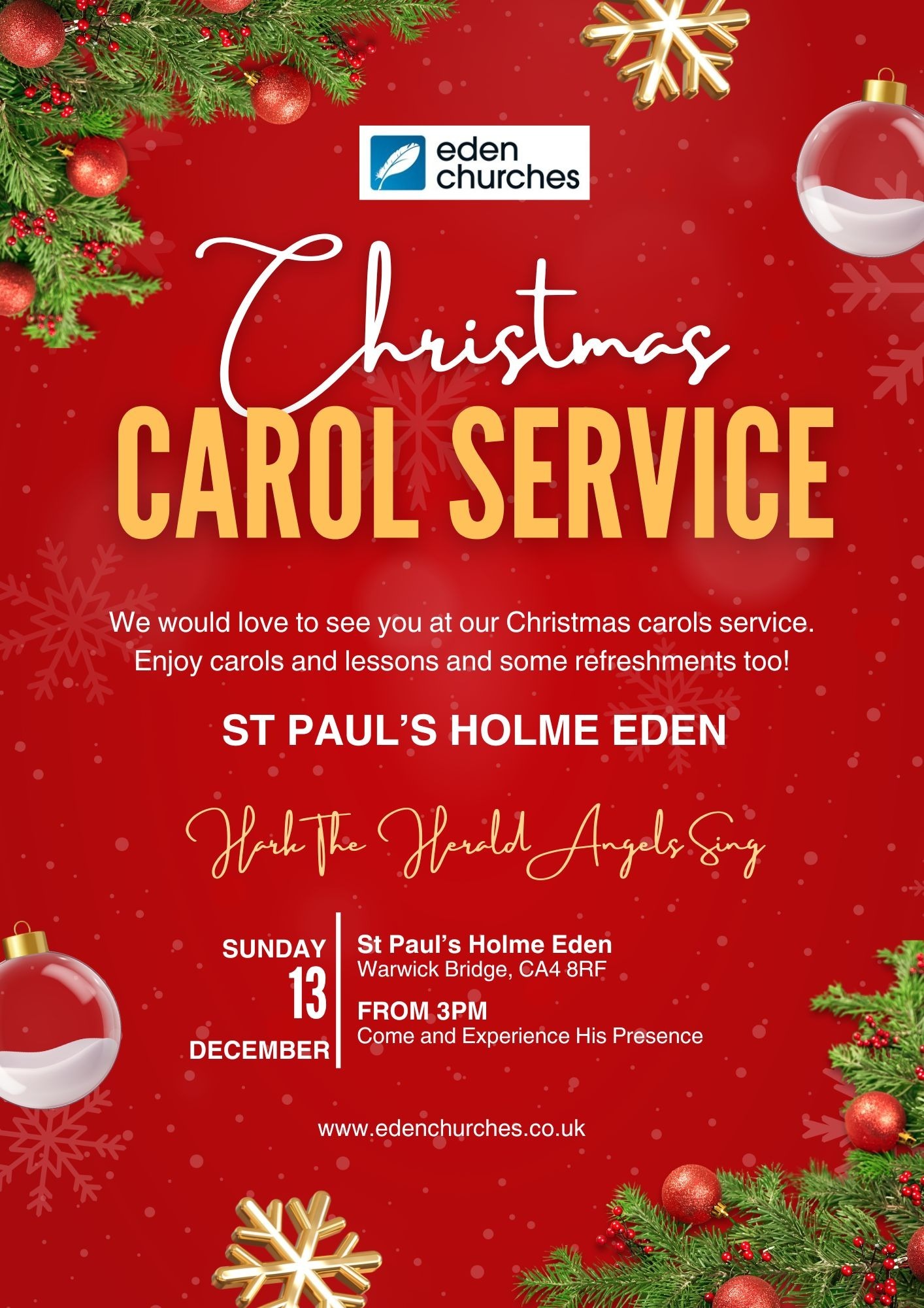 St Paul's Christmas Carol Serv