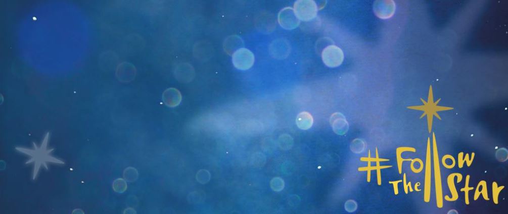 Follow the star banner